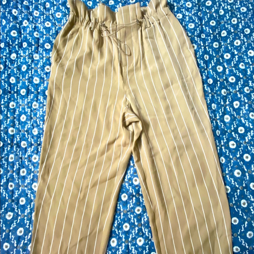 L’Academie paper bag waist pants - Picture 2 of 6